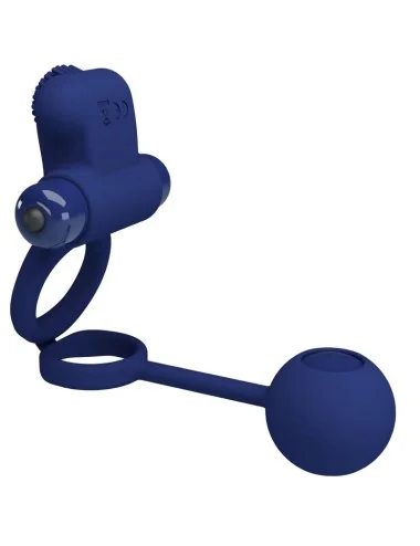 PRETTY LOVE - REMINGTON ANEL VIBRADOR DUPLO COM PLUG AZUL