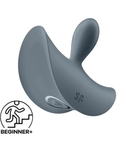 SATISFYER - BOOTY ABSOLUTE BEGINNERS 2 ANAL PLUG VIBRADOR UNISSEXO PRETO