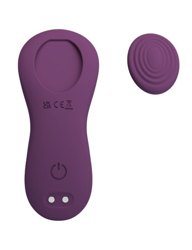 PRETTY LOVE - MANE LAY ON MASSAGEADOR DE CLITÓRIS 10 VIBRAÇÕES CONTROLE REMOTO ROXO