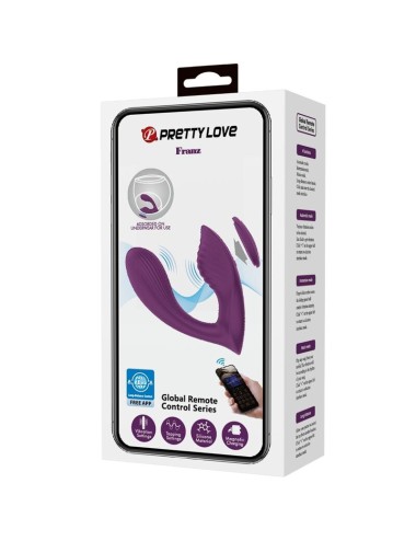 PRETTY LOVE - FRANZ MASSAGER E VIBRADOR APLICATIVO GRATUITO ROXO