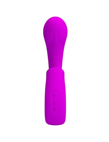PRETTY LOVE - SIBEL SIBEL VIBRADOR PONTO G + ESTIMULADOR DE CLITÓRIS 10 VIBRAÇÕES ROXO