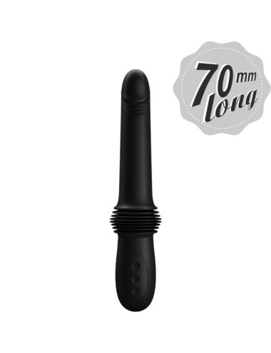PRETTY LOVE - VIBRADOR PAZUZU 3 MODOS DE IMPULSO PRETO
