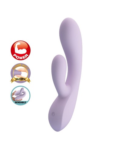 PRETTY LOVE - VIBRADOR ROSOLYN RABBIT 10 VIBRAÇÕES ROXO