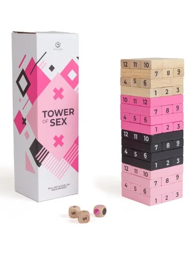 SECRETPLAY - JOGO DE MADEIRA TORRE DO SEXO