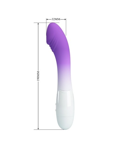 PRETTY LOVE - VIBRADOR ELEMENTAL PONTO G 30 VIBRAÇÕES ROXO