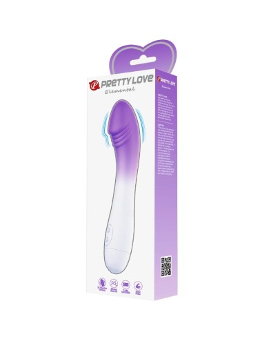PRETTY LOVE - VIBRADOR ELEMENTAL PONTO G 30 VIBRAÇÕES ROXO