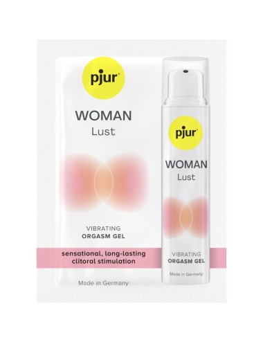 PJUR - GEL VIBRATÓRIO WOMAN LUST DOSE ÚNICA PARA ORGASMO 1