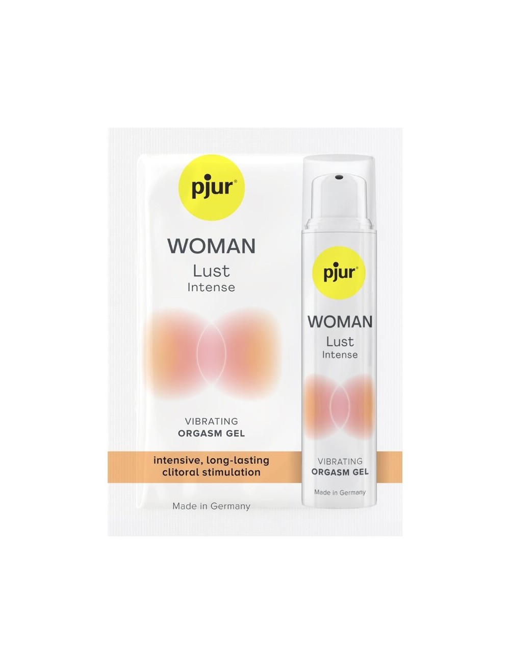 PJUR - WOMAN LUST INTENSE GEL VIBRANTE DOSE ÚNICA PARA ORGASMO 1