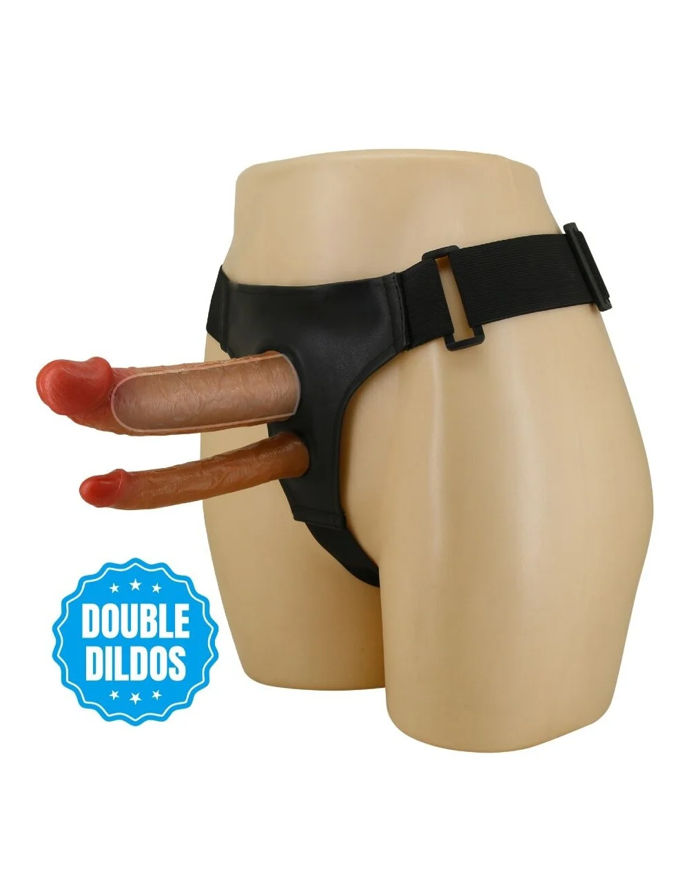 PRETTY LOVE - KEAVEN HARNESS BRIEFS DUPLO DILDO UNIVERSAL E CONFORTÁVEL