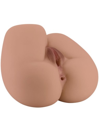 CRAZY BULL - BERNACE ASS VIBRADOR COM VAGINA REALISTA E ÂNUS CARNE CONTROLE REMOTO