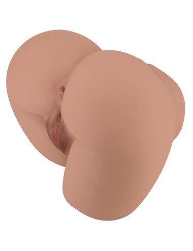 CRAZY BULL - BERNACE ASS VIBRADOR COM VAGINA REALISTA E ÂNUS CARNE CONTROLE REMOTO