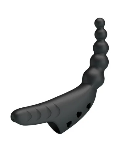 PRETTY LOVE - VIBRADOR DE DEDO JORDIN 10 VIBRAÇÕES PRETO
