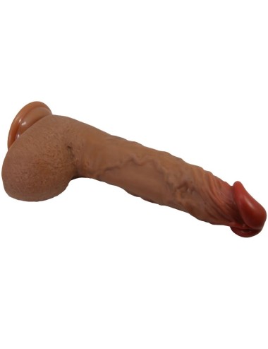 BAILE - BEAUTIFUL WILKS 5 CONFIGURAÇÕES VIBRADOR REALISTA 25 CM MULATO