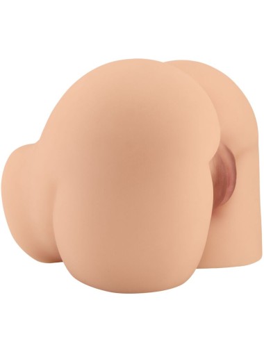 CRAZY BULL - VIBRADOR TRASEIRO ROLONDA COM VAGINA E ÂNUS REALISTAS NATURAIS