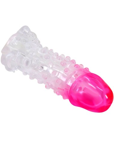 PRETTY LOVE - BAINHA DE AMPLIAÇÃO REALISTA WILFORD COM PÊNIS EM RELEVO ROSA