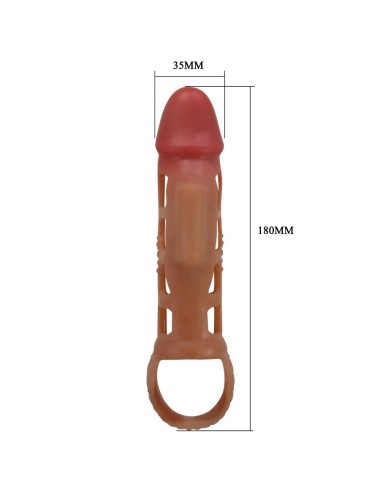 PRETTY LOVE - MANGA VIBRATÓRIA PARA PÊNIS PRESTON 18 CM