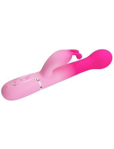 PRETTY LOVE - DEJON 3 EM 1 MULTIFUNCIONAL RABBIT VIBRADOR ROSA