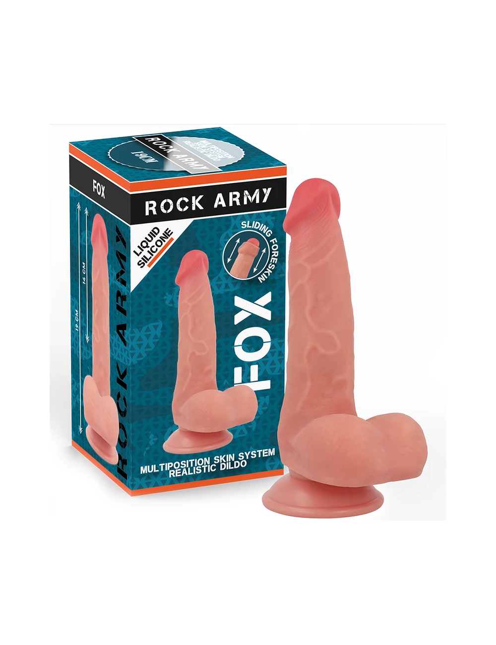 ROCKARMY - SILICONE LÍQUIDO FOX 19 CM -O- 3
