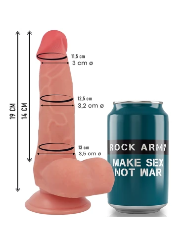 ROCKARMY - SILICONE LÍQUIDO FOX 19 CM -O- 3,2 CM