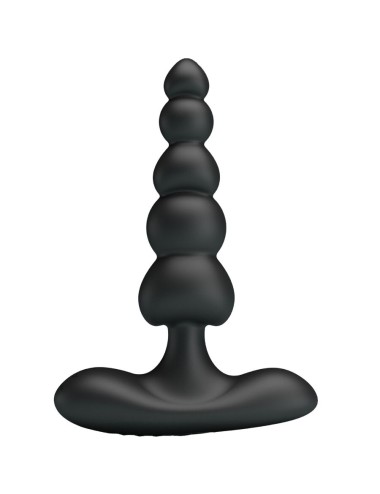 PRETTY LOVE - VIBRADOR ANAL SIDNEY 10 VIBRAÇÕES PRETO