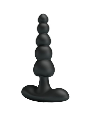 PRETTY LOVE - VIBRADOR ANAL SIDNEY 10 VIBRAÇÕES PRETO