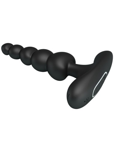 PRETTY LOVE - VIBRADOR ANAL SIDNEY 10 VIBRAÇÕES PRETO