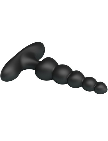 PRETTY LOVE - VIBRADOR ANAL SIDNEY 10 VIBRAÇÕES PRETO