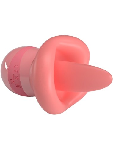 PRETTY LOVE - ESTIMULADOR DE CLITÓRIS KYLEE TONGUE 10 VIBRAÇÕES ROSA NUDE