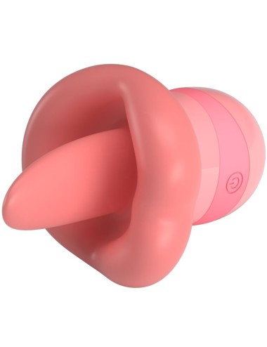 PRETTY LOVE - ESTIMULADOR DE CLITÓRIS KYLEE TONGUE 10 VIBRAÇÕES ROSA NUDE