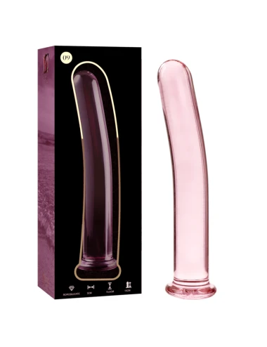 NEBULA SERIES BY IBIZA - MODELO 9 DILDO VIDRO BOROSILICADO ROSA 15.5 CM -O- 2.5 CM