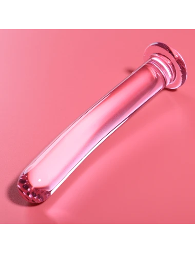 NEBULA SERIES BY IBIZA - MODELO 9 DILDO VIDRO BOROSILICADO ROSA 15.5 CM -O- 2.5 CM