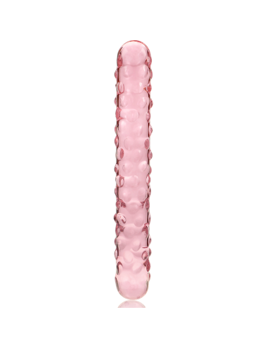 NEBULA SERIES BY IBIZA - MODELO 15 DILDO VIDRO BOROSILICADO ROSA 18.5 CM -O- 3 CM
