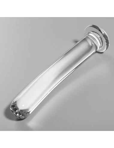 NEBULA SERIES BY IBIZA - MODELO 17 DILDO VIDRO BOROSILICADO TRANSPARENTE 18.5 CM -O- 3 CM