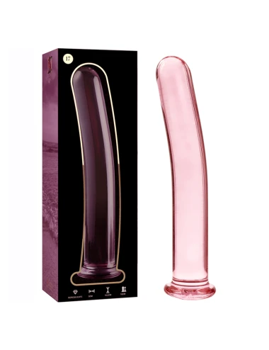 NEBULA SERIES BY IBIZA - MODELO 17 DILDO VIDRO BOROSILICADO ROSA 18.5 CM -O- 3 CM
