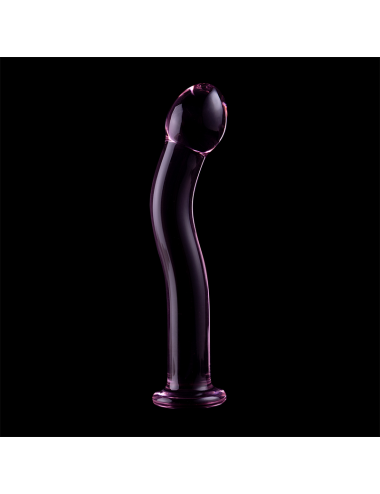 NEBULA SERIES BY IBIZA - MODELO 18 DILDO VIDRO BOROSILICADO ROSA 18.5 CM -O- 3.5 CM