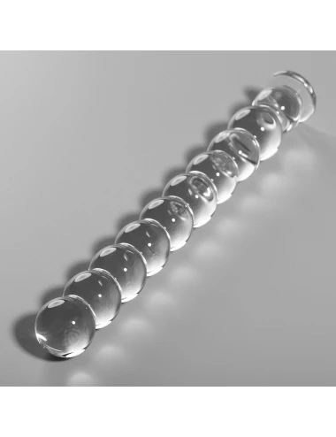 NEBULA SERIES BY IBIZA - MODELO 22 DILDO VIDRO BOROSILICADO TRANSPARENTE 21.5 CM -O- 2.5 CM