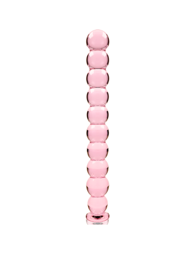NEBULA SERIES BY IBIZA - MODELO 22 DILDO VIDRO BOROSILICADO ROSA 21.5 CM -O- 2.5 CM