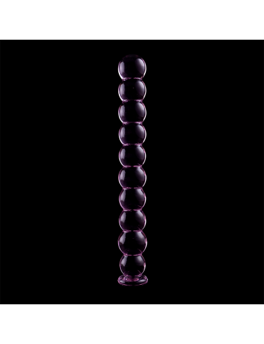 NEBULA SERIES BY IBIZA - MODELO 22 DILDO VIDRO BOROSILICADO ROSA 21.5 CM -O- 2.5 CM