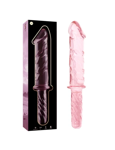 NEBULA SERIES BY IBIZA - MODELO 24 DILDO VIDRO BOROSILICADO ROSA 28.5 CM -O- 5 CM