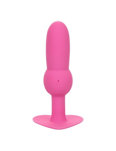 CALEXOTICS - FIRST TIME PLUG ANAL SONDA DE CONTAS 10 VIBRAÇÕES ROSA