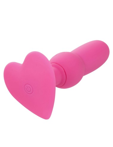 CALEXOTICS - FIRST TIME PLUG ANAL SONDA DE CONTAS 10 VIBRAÇÕES ROSA