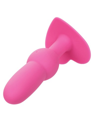 CALEXOTICS - FIRST TIME PLUG ANAL SONDA DE CONTAS 10 VIBRAÇÕES ROSA