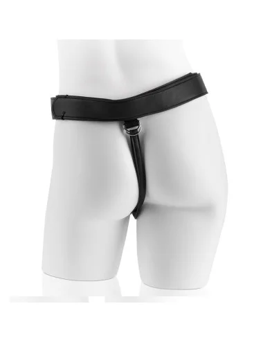 KING COCK - HARNESS COM PÊNIS PRETO REALISTA 22