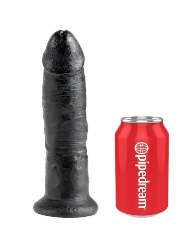 KING COCK - HARNESS COM PÊNIS PRETO REALISTA 22,9 CM