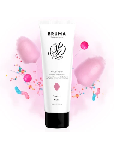 BRUMA - GEL DESLIZANTE DE ALOE VERA SABOR DOCES 100 ML