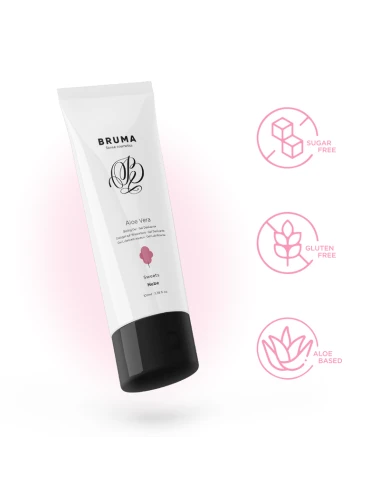 BRUMA - GEL DESLIZANTE DE ALOE VERA SABOR DOCES 100 ML