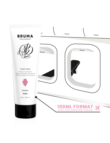 BRUMA - GEL DESLIZANTE DE ALOE VERA SABOR DOCES 100 ML