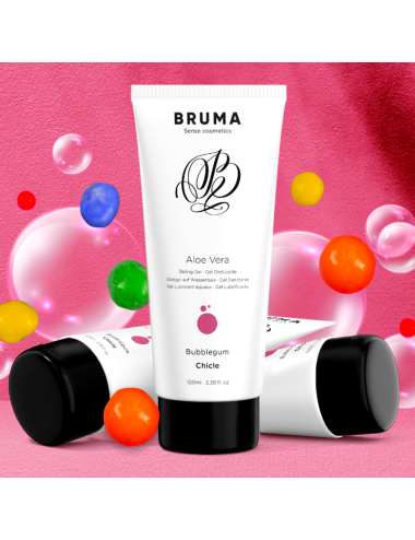 BRUMA - GEL DESLIZANTE DE ALOE VERA SABOR BUBBLEGUM 100 ML