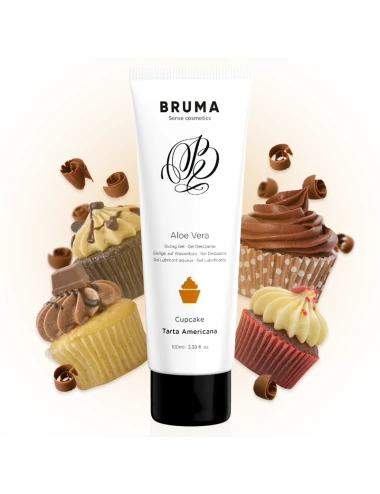 BRUMA - GEL DESLIZANTE DE ALOE VERA SABOR CUPCAKE 100 ML