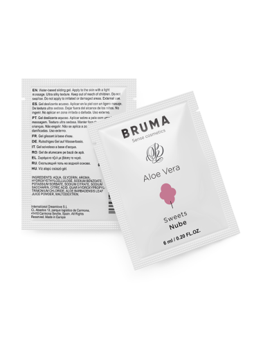 BRUMA - GEL DESLIZANTE DE ALOE VERA SABOR DOCES 6 ML